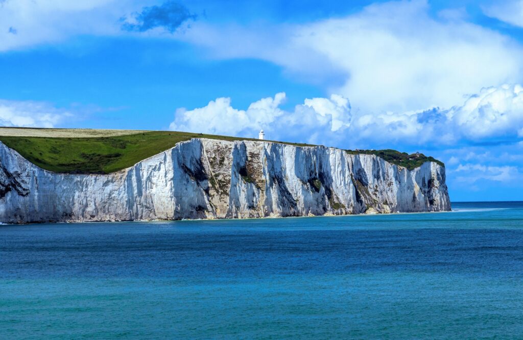 Dover White Cliffs viewed from the seafront, representing the local area served by Hive EPCs for EPC Dover assessments