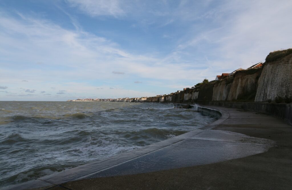 Sea and chalk cliffs at Minnis Bay — EPC Birchington assessments by Hive EPCs