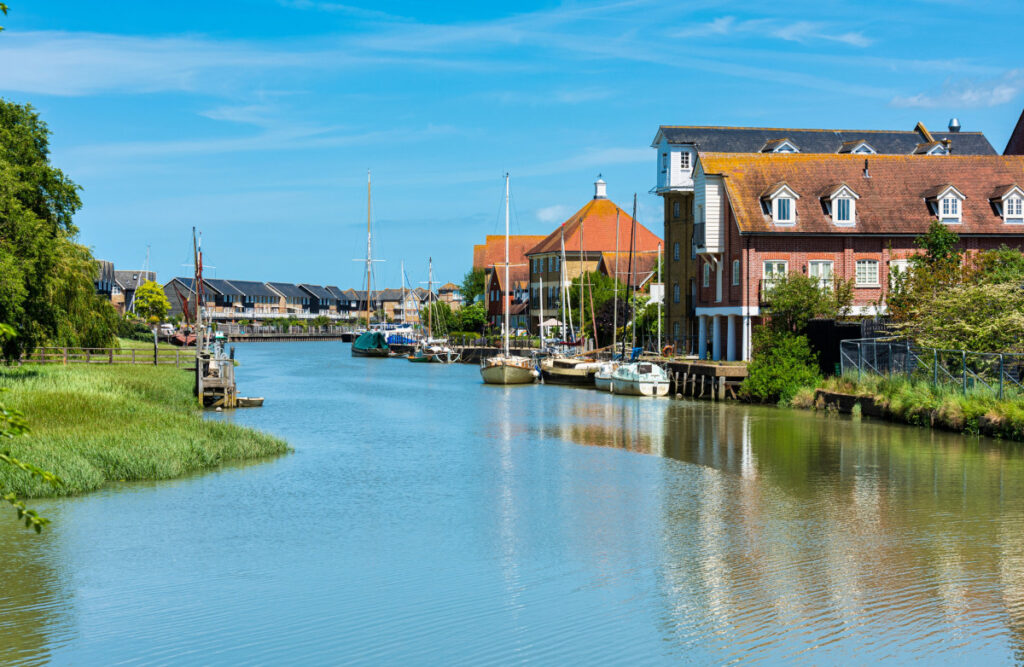 Faversham Creek with boats and historic houses — Hive EPCs provide expert EPC Faversham assessments for period and waterside properties in Kent
